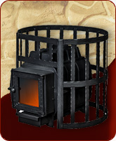 Печь для бани ПАРОВАР 16 ковка (201) без выноса